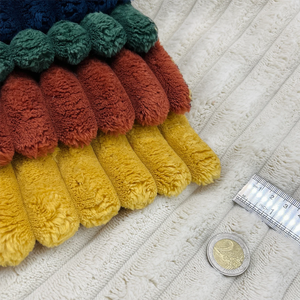 เบาะผ้ากำมะหยี่โพลีเอสเตอร์/ผ้ากำมะหยี่เส้นใยโพลีเอสเตอร์แบบไม่ทอลายขวางโซฟาสำหรับบ้าน - Product Image 3