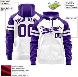 Sudaderas con capucha con cremallera unisex Logotipo bordado personalizado Ajuste cómodo para el uso diario o eventos Suministro OEM de lana de algodón - Product Image 3