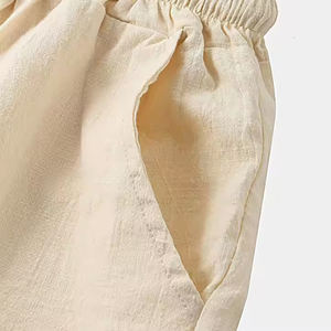 2025 Conjunto de camiseta informal para hombre, ropa de verano para hombre, conjunto de pantalones cortos hechos de algodón, Conjunto de camiseta y pantalones cortos para hombre, OEM personalizado - Product Image 5