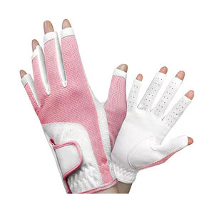 Gants de golf de luxe pour femmes, qualité tour, cuir Cabretta, ajustement confortable, contrôle de la transpiration, prix d'usine, service OEM ODM - Product Image 2