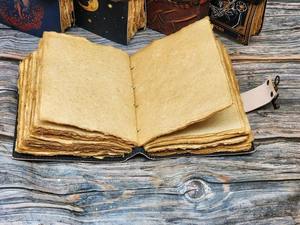 This is a handmade leather journal featuring a stunning <b>Tree</b> of Life design embossed <b>the</b> cover <b>The</b> diary is crafted from premium - Product Image 2