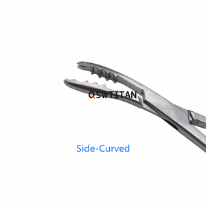 Pinzas Manuales para Tejidos Blandos de 205 mm, Rectas y Curvas, con Dientes de Agarre para Tejidos, Instrumentos Ortopédicos para Mascotas, Autoclavables, Surgiright - Product Image 4