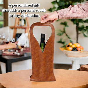 Bolsa de Vino Impermeable de Cuero Genuino al por Mayor, Porta Botellas Resistente, Tamaño y Color Personalizables, Pedidos al por Mayor para Compradores Minoristas - Product Image 3