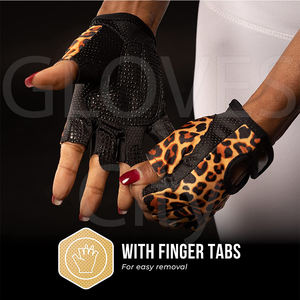 Guantes de gimnasio personalizados listos para competición de ciudad 2025 para levantamiento de pesas equipo deportivo de cuero transpirable - Product Image 6