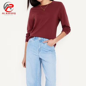 Camiseta de manga larga para hombre personalizada de alta calidad 100% algodón hombro caído liso de gran tamaño alta comodidad - Product Image 5