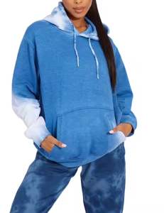 Sudadera con capucha lavada con ácido para mujer de algodón de la mejor calidad del fabricante OEM, longitud de manga completa, nuevo y elegante color personalizado - Product Image 2