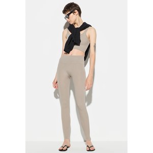 Leggings de sport décontractés 100% coton, taille mi-haute - Product Image 2