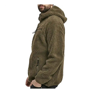 Nouveau modèle de sweats à capuche en polaire Sherpa pour hommes design personnalisé Offre Spéciale sweats à capuche Sherpa d'hiver de meilleure fabrication - Product Image 4