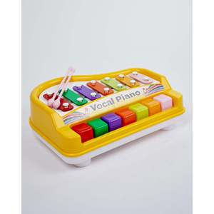 Xylophone pour bébé VOCAL, jouet musical électronique à piles avec 7 notes différentes, inspiré d'un modèle de guitare élégant - Product Image 1