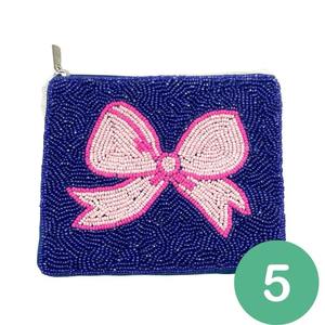 Monederos Bonitos, Monederos de Diseño, Bolsa de Mano con Cuentas Bordadas, Mini Bolso Hecho a Mano con Color Personalizado para Mujeres y Niñas - Product Image 3