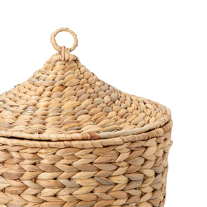 Cesta de Jacinto de Agua Especial con Tapa, Cesta Tejida a Mano Ecológica, Conveniente para Almacenamiento en la Cocina y el Hogar, Venta al por Mayor desde Vietnam - Product Image 2