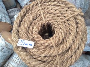 Cuerda de fibra de coco natural Cuerda duradera fuerte ecológica para uso en exteriores - Product Image 4