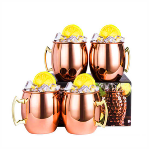 En la demanda Tazas Moscow Mule Copper Mug Juego de regalo Tazas de cerveza martilladas antiguas para cócteles Premium Nueva llegada Copper Mule Mug Box - Product Image 3