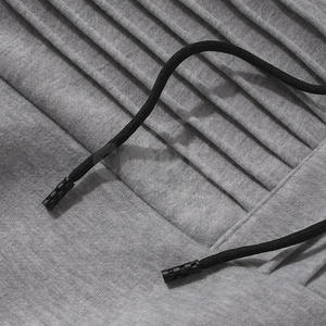 Haute qualité hommes coton mélangé sweats à capuche sweat respirant pull en gros basiques Streetwear sweat à capuche - Product Image 2