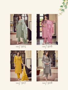 Premium Dhwaja Export Traditional Style Kurti Set Dupatta Pure Viscose Weaving Pattern Quick Dry All Seasons for Parties Online - Product Image 5