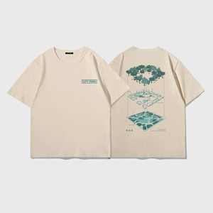 Camiseta de manga corta de estilo informal para hombre con estampado de la mejor oferta 100% algodón de alta calidad nuevo estilo de moda - Product Image 1