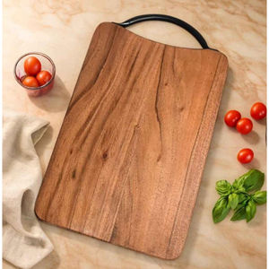Tabla rebanadora de madera Natural de calidad creativa, tabla de cortar, diseño fabuloso, forma redonda con mango para accesorios de cocina - Product Image 6