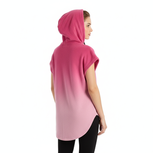 Sudaderas sin Mangas Elegantes, Colores Personalizados, Logotipo de Talla, Algodón de Alta Calidad, Precio al por Mayor, Sudaderas Elegantes con Dobladillo Redondo para Mujer - Product Image 2