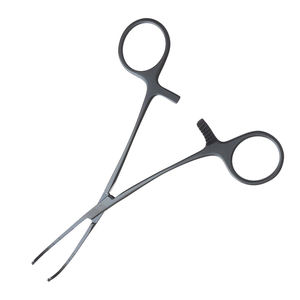 Fórceps de grupo quirúrgico de alta calidad, fórceps de abrazadera de gancho médico quirúrgico, fórceps de sujeción vascular de acero metálico - Product Image 3