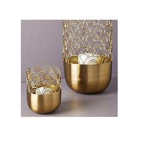 Bougeoir en fil métallique, chandelier décoratif moderne nordique, bougeoir parfumé en métal - Product Image 3