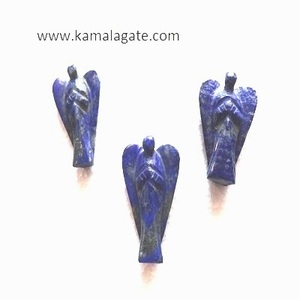 Pierre précieuse Pierre de soleil de 2 pouces Ange Cristal naturel Pierre précieuse Style Chakra Technique sculptée Pierre semi-précieuse anges - Product Image 3