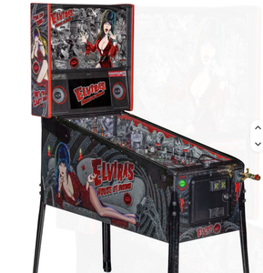 เครื่องพินบอล Elvira's House Horrors รุ่น Blood Red Kiss โครงสร้างเหล็กและพลาสติก สำหรับ 1-2 ผู้เล่น แบบกำหนดเองได้ สไตล์ญี่ปุ่น - Product Image 1