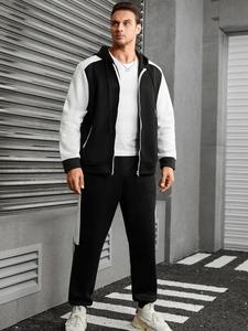 Nuevo diseño de verano para hombre ecológico 100% poliéster Color sólido chándal de alta calidad a precio mayorista - Product Image 6