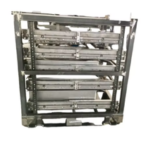Chariot d'atelier pliable en acier robuste personnalisable OEM avec roues pivotantes, antirouille, 2 tiroirs verrouillables
