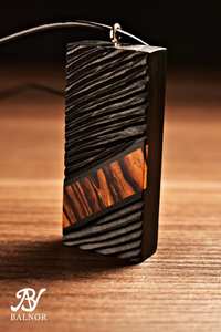 MAIS COLLIERS POUR FEMMES HOMMES NATUREL GRAND BOHO TRIBAL SONO BOIS Pendentif sur cordon réglable Collier fait main - Product Image 2