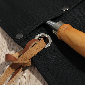 Bán buôn OEM/ODM Chất lượng cao Nhỏ Gọn màu đen sáp vải công cụ cuộn | 4 túi không thấm nước có thể gập lại nặng tổ chức cho - Product Image 4