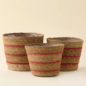 Maceta de Jacinto de Agua Hecha a Mano con Elegante Estilo de Tejido para Marcas de Decoración Minorista y Pedidos de Exportación OEM - Product Image 5