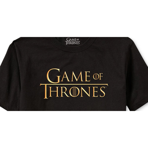 T-shirt da uomo Ripple Junction nera con logo Game of Thrones, vestibilità aderente, in puro cotone jersey traspirante, taglia Small - Product Image 2