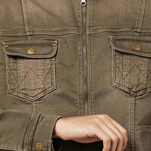 แจ็คเก็ตหนังผู้ชายคุณภาพสูง แจ็คเก็ตยีนส์เท่ๆ สไตล์ลำลอง - เสื้อคลุมแฟชั่นทันสมัย เหมาะสำหรับทุกฤดูกาล - Product Image 6