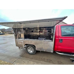 Remorque mobile électrique bon marché de camion de nourriture d'acier inoxydable avec la puissance intégrée pour le traiteur de casse-croûte et de sucrerie - Product Image 2