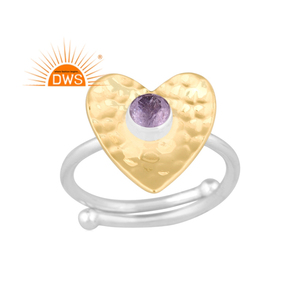 Dernier modèle de bague empilable en argent sterling fin avec pierres précieuses tanzanite naturelle Fabricant de bijoux personnalisé - Product Image 1
