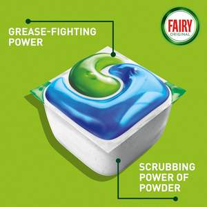Tablettes lave-vaisselle Fairy All-In-1 Original, lot de 70, efficaces même sur la graisse séchée - Product Image 3