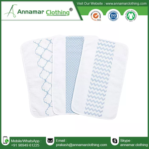 3-layer 100% Organic <b>Muslin</b> Cotton Burp <b>Cloth</b> With Custom Design logo Label and Packaging 3 Piece of Pack GOT Certified - Product Image 2