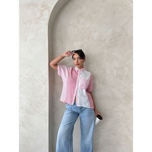 Blusas y Camisas a Rayas Fucsia para Mujer Topshow al por Mayor - Product Image 4