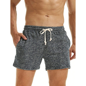 Pantalones cortos deportivos de jogging para hombre, de secado rápido, transpirables, de color sólido, para el verano, precio al por mayor en oferta - Product Image 1
