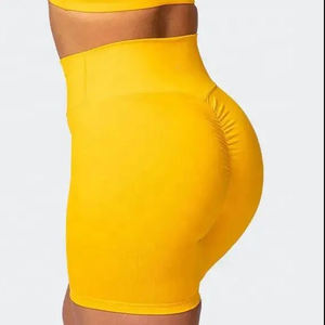 Women's Breathable Mid Waist Workout Running <b>Scrunch</b> <b>Shorts</b> for Gym Yoga Biker Activewear Quick Dry High Performance Ladies - Product Image 5