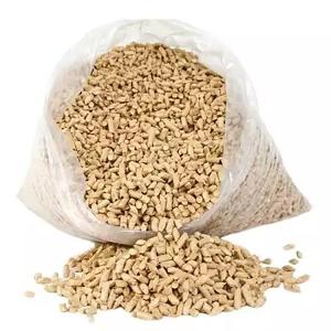 Granulés de bois de biomasse énergétique naturelle 15kg palettes de briquettes de pin et de chêne motif bâton 6mm copeaux de bois en 70 sacs - Product Image 2