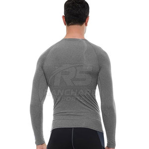 Chemises de compression pour hommes avec logo personnalisé, nouvelle conception 2023, vente en gros, chemises de compression pour hommes confortables - Product Image 5