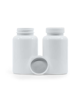 Boîte en plastique blanche 150 ml, flacon à médicaments vide, conteneur rond pour capsules avec couvercle à vis, aux prix les plus bas - Product Image 2