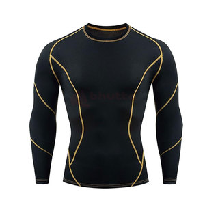 Chemises de sport de compression à manches longues et col en O pour adultes Impression de style camouflage Entraînement avec logo personnalisé pour garçons Fabriqué au Pakistan 2025 - Product Image 5