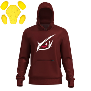 Sweat à capuche blindé pour moto personnalisé, grande taille, imperméable, respirant, en molleton de coton biologique, vêtements d'équitation été/hiver - Product Image 6