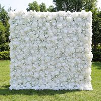 Mur de fleurs artificielles 8x8 pour toile de fond de mariage, fond photo, décoration pour cérémonie, réception, événement, location