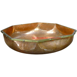 Cuenco de cobre martillado a mano, cuenco de pedicura decorativo moderno para decoración del hogar, cuenco de pedicura de Metal hecho a mano a un precio asequible - Product Image 2