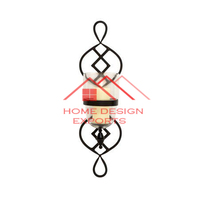 Hôtel Salon Chambre Décoration Style Unique Bougie Applique Murale Fabricant OEM Fer Noir Métal Luxe