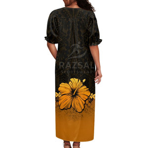 Derniers styles populaires, vente en gros, robe Mumu de haute qualité pour femmes, robe Mumu au design unique pour femmes - Product Image 3