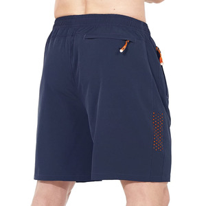 Vêtements de sport athlétiques pour hommes Shorts de sport respirants anti-rides Shorts d'entraînement en coton polaire à séchage rapide Motif solide - Product Image 5